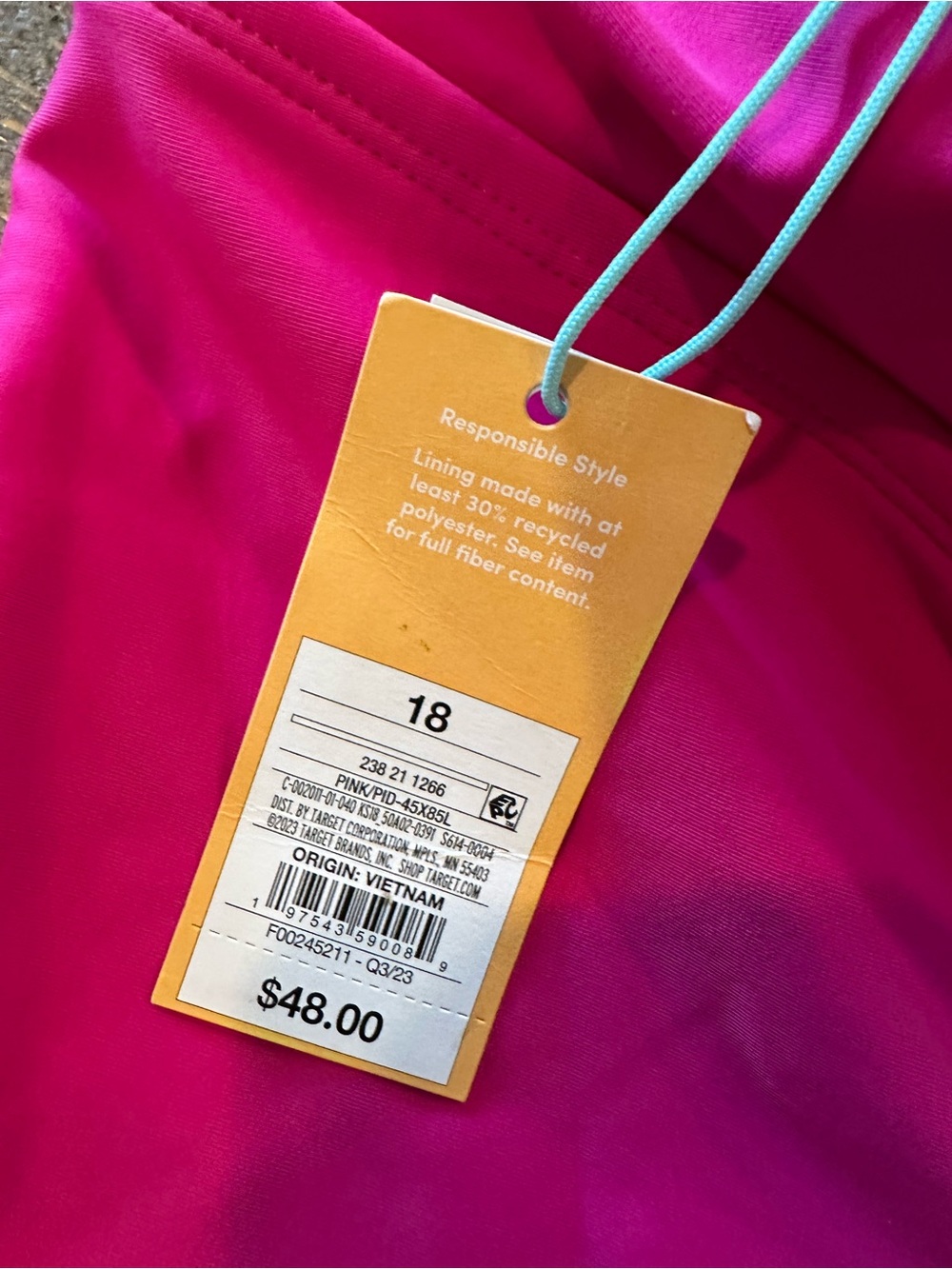 Kona Sol Pink Twist Front Swimsuit with Tummy Control Size 18 New With Tags - Picture 6 of 9